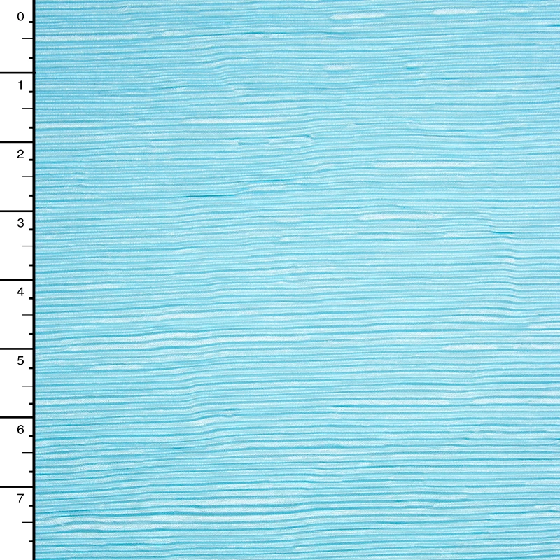 Light Blue Accordion Poly Knit