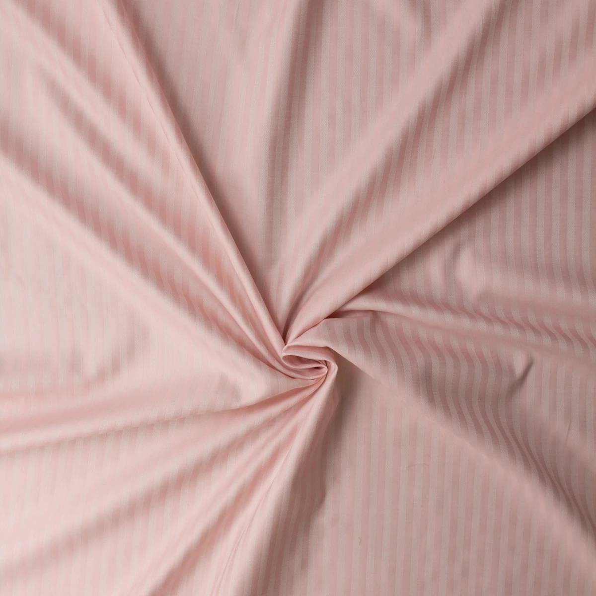 Pink Tone on Tone Satin Stripe Japanese Cotton Shirting #32764 Fabric By The Yard - Wide shot