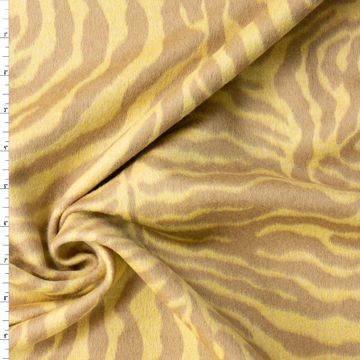 Tan and Taupe Tiger Pure Cashmere Coating from Piacenza #32775 Fabric By The Yard