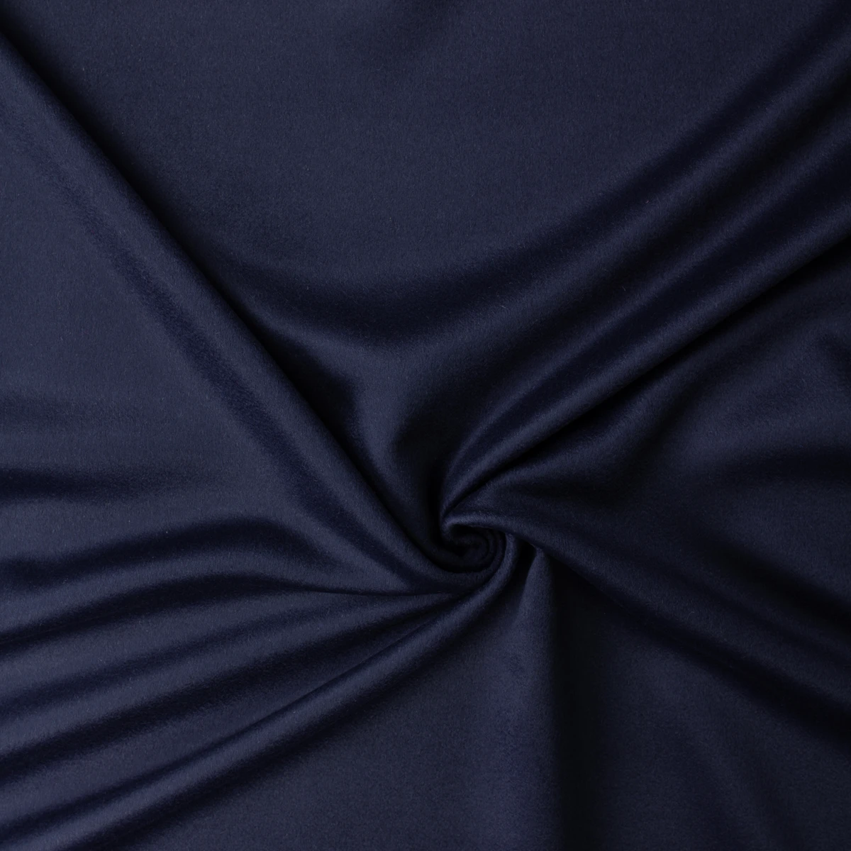 Navy Blue Double Faced Pure Cashmere Coating from Piacenza #32781 Fabric By The Yard - Wide shot