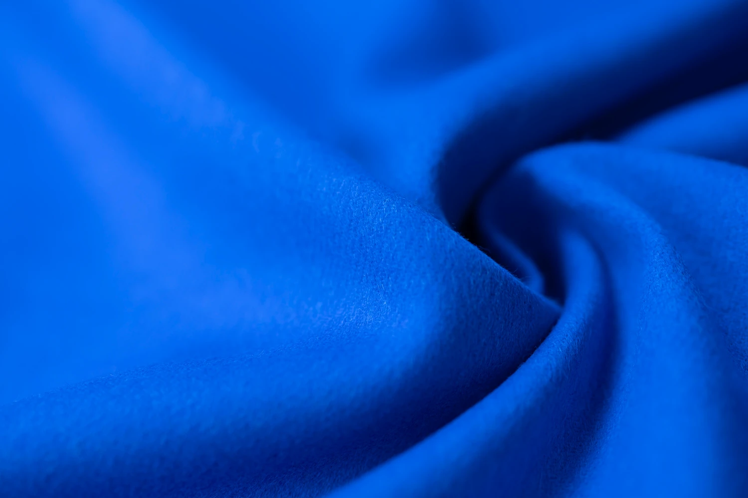 Royal Blue Wool Cashmere Coating from Piacenza #32782