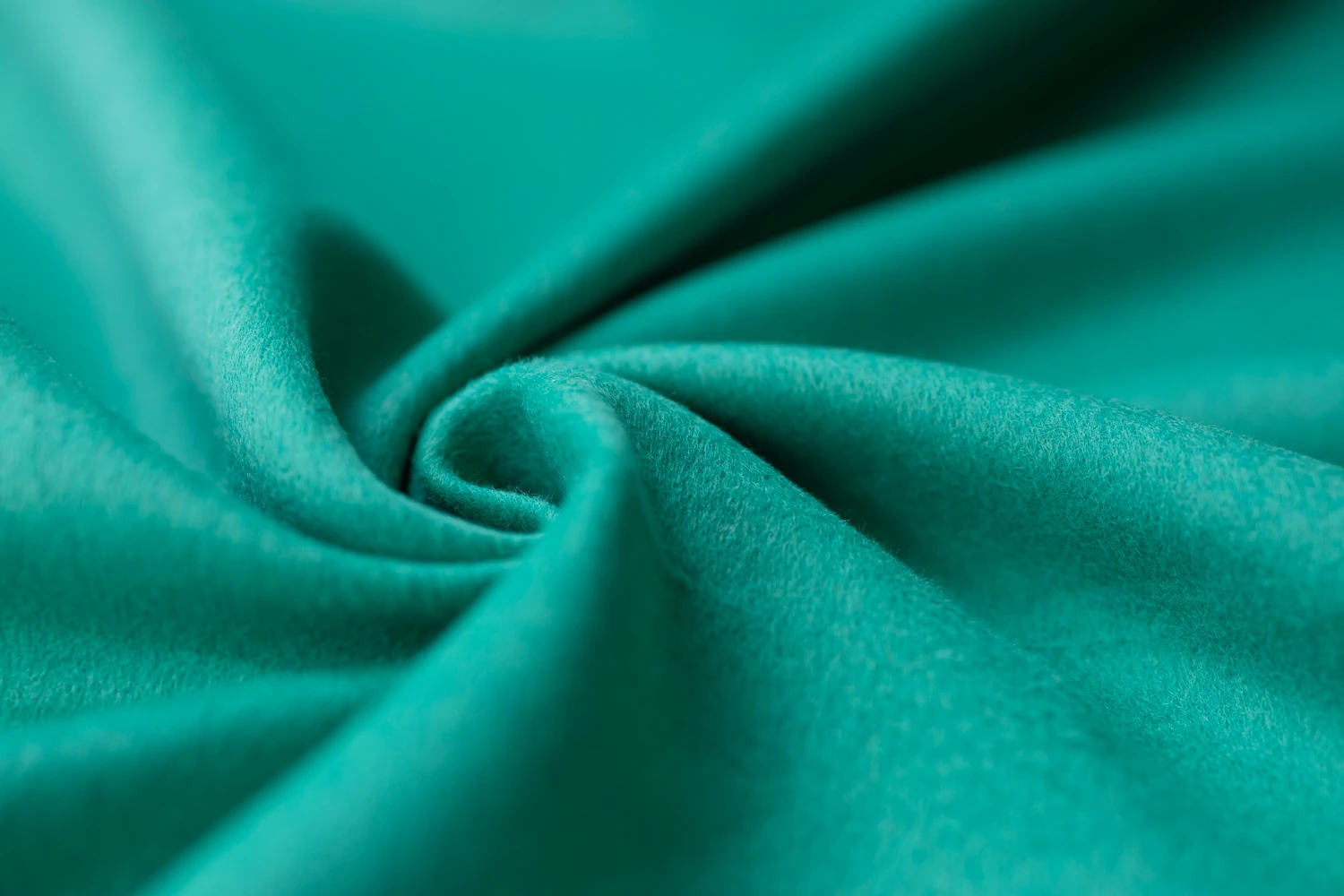 Sea Green Double Faced Pure Cashmere Coating from Piacenza #32784
