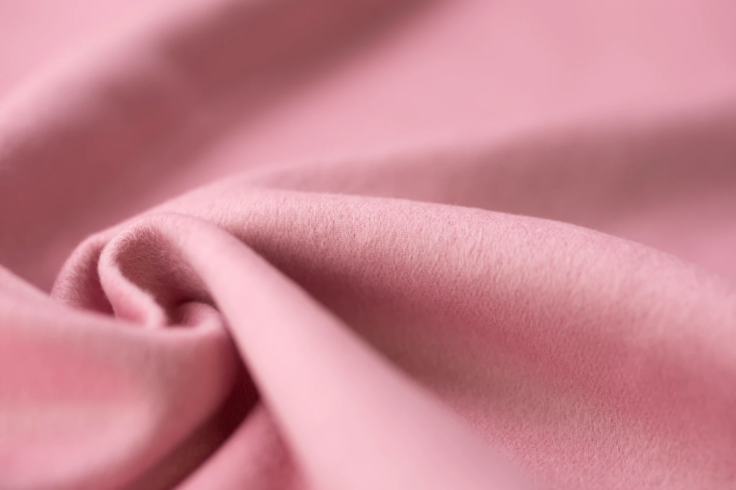 Powder Pink Double Faced Pure Cashmere Coating from Piacenza #32792
