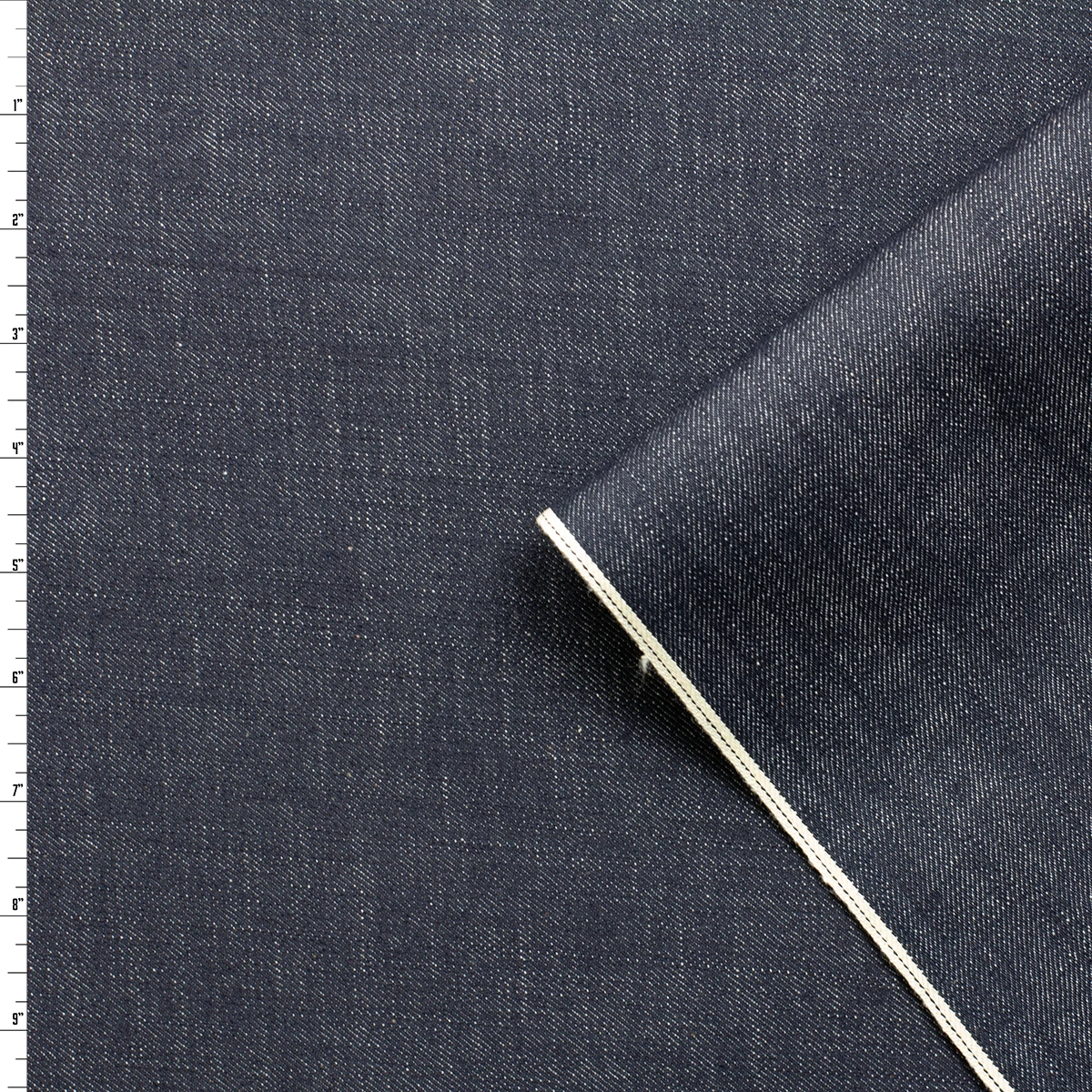 Indigo Slub 11.1oz. Cone Mills White Oak Selvedge Denim #32798 Fabric By The Yard