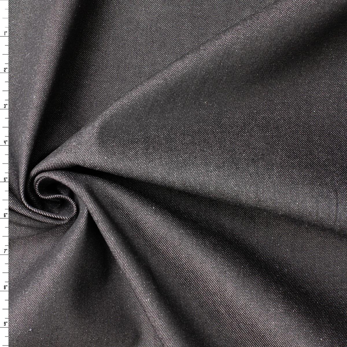Black 11.4oz. Italian Stretch Denim from Jacob Cohën #32804 Fabric By The Yard