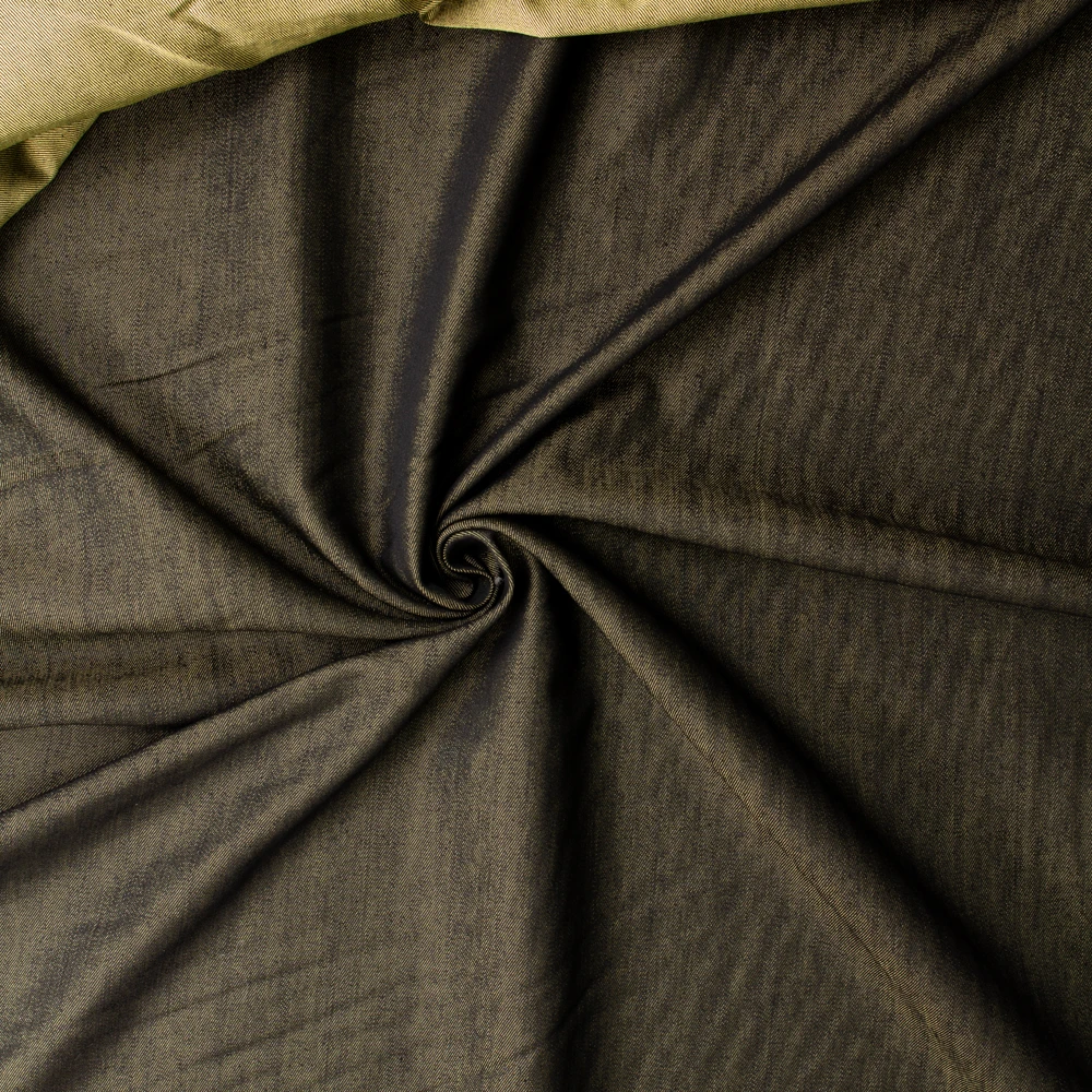 Gold Weft Black 10.9oz. Italian Denim from Jacob Cohën #32807 Fabric By The Yard - Wide shot
