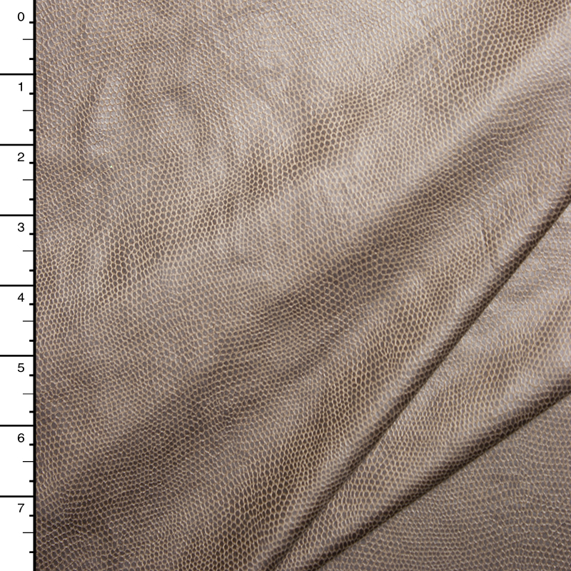 Light Brown Reptilian Look Pleather