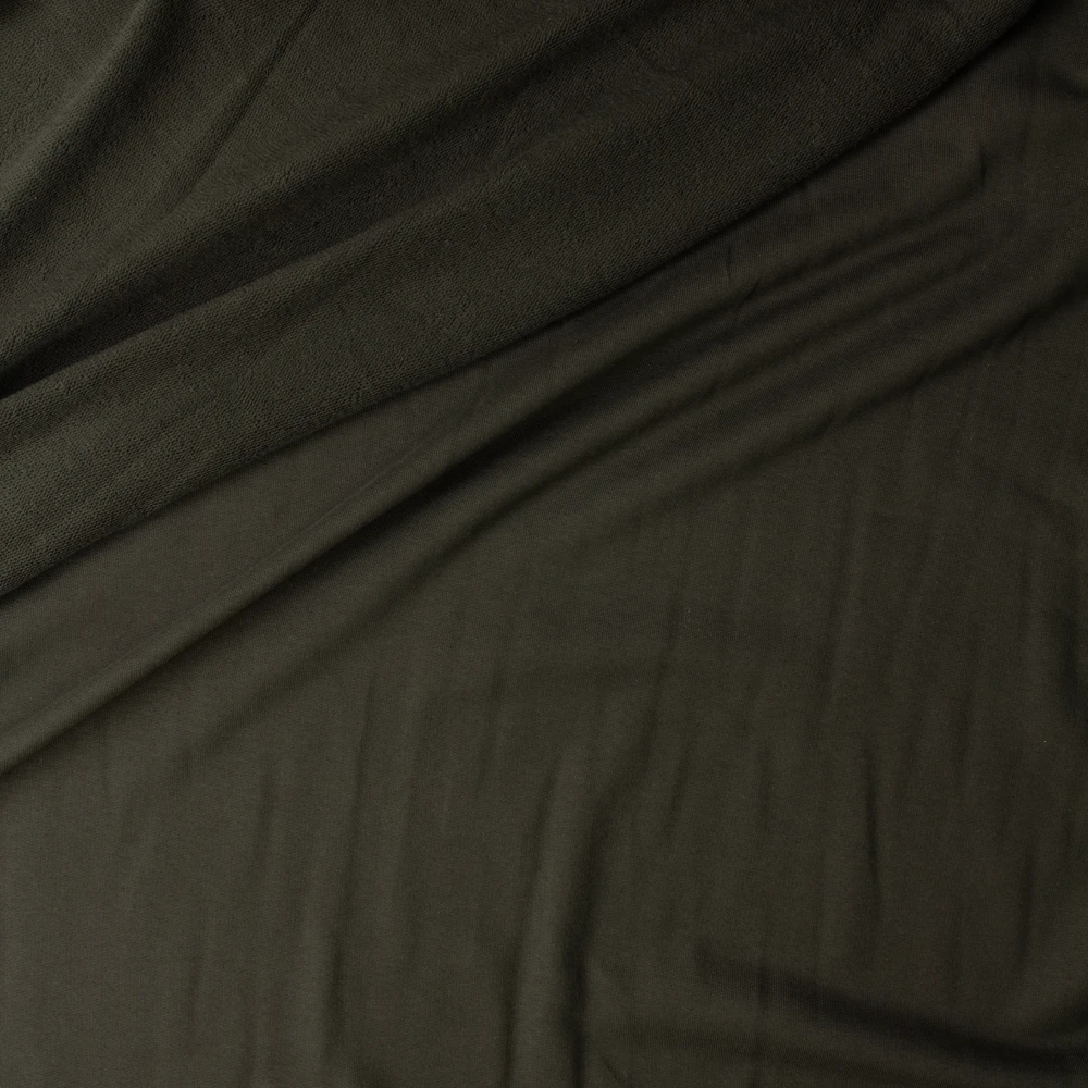 Taupe 9.9oz. Italian Cotton French Terry from Brugnoli #32833 Fabric By The Yard - Wide shot