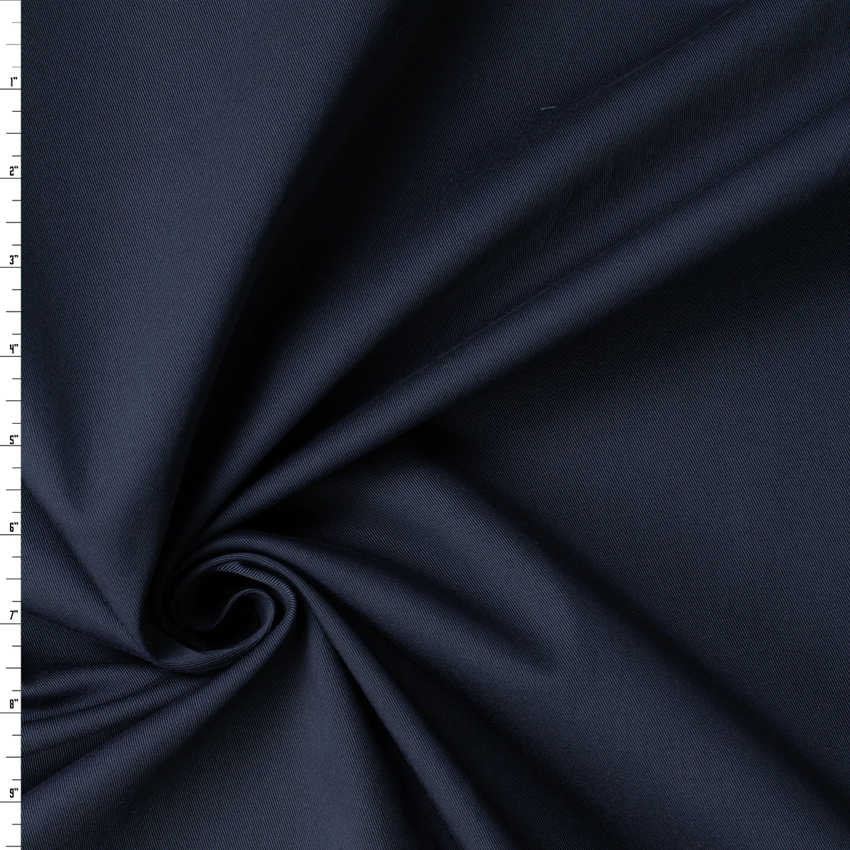 Navy Blue Stretch Cotton Twill #32854 Fabric By The Yard