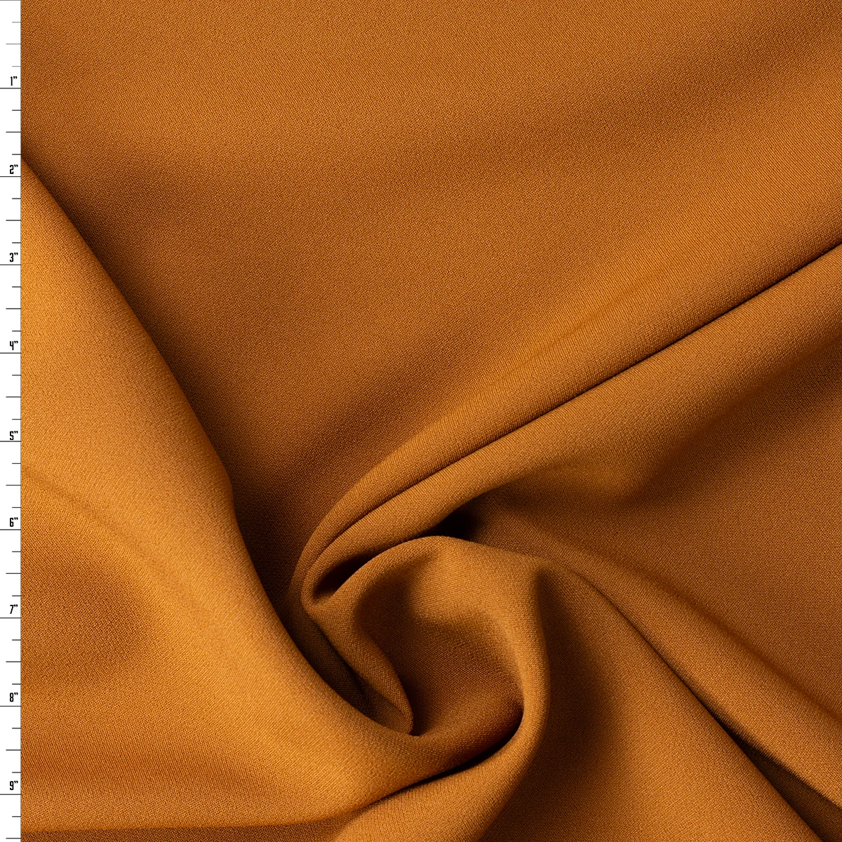 Caramel Viscose/Poly Stretch Double Cloth Suiting #32858 Fabric By The Yard