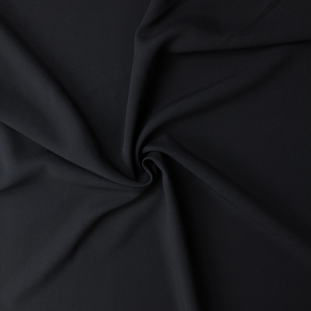 Dark Navy Rayon Crepe #32862 Fabric By The Yard - Wide shot