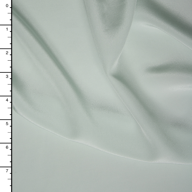 Soft Seafoam Silk Crepe De Chine