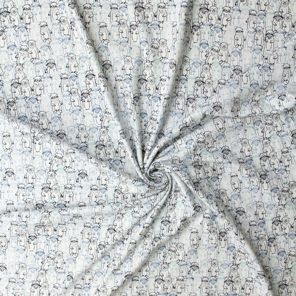 Smuggery Breeze Stretch Cotton Jersey Knit from Art Gallery Fabrics #32895 Fabric By The Yard - Wide shot