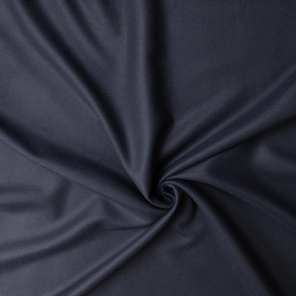Dark Navy Wool Coating #32932 Fabric By The Yard - Wide shot
