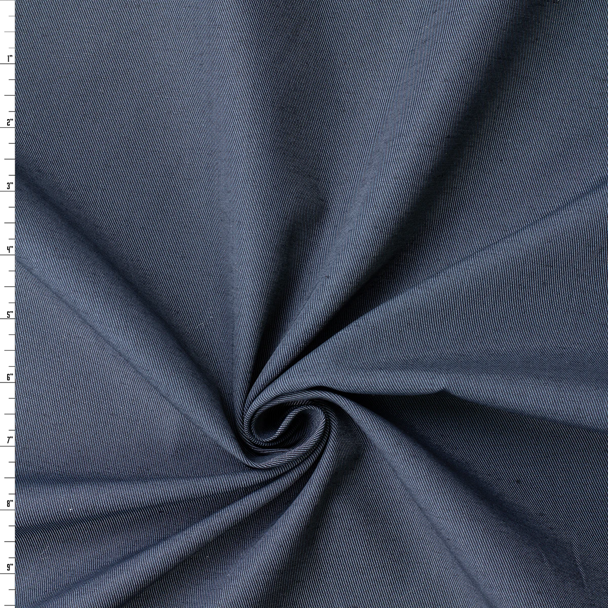 Two Tone Slate Grey 7.1oz. Cotton Blend Twill #32934 Fabric By The Yard