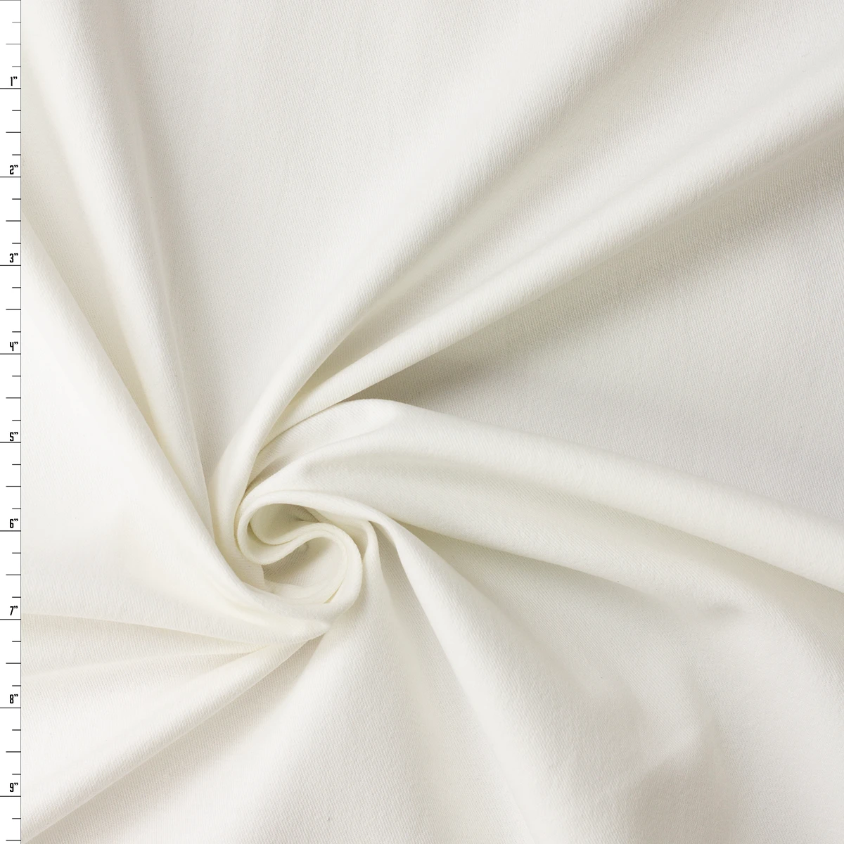 Warm White 8.8oz. Stretch Cotton Twill #32947 Fabric By The Yard
