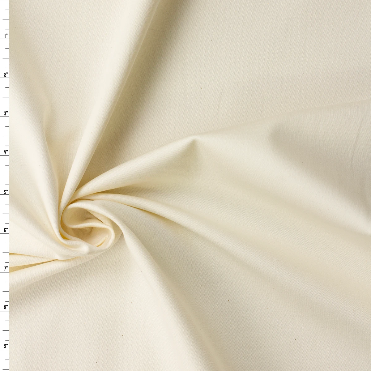 Ivory Stretch Cotton Sateen #32949 Fabric By The Yard
