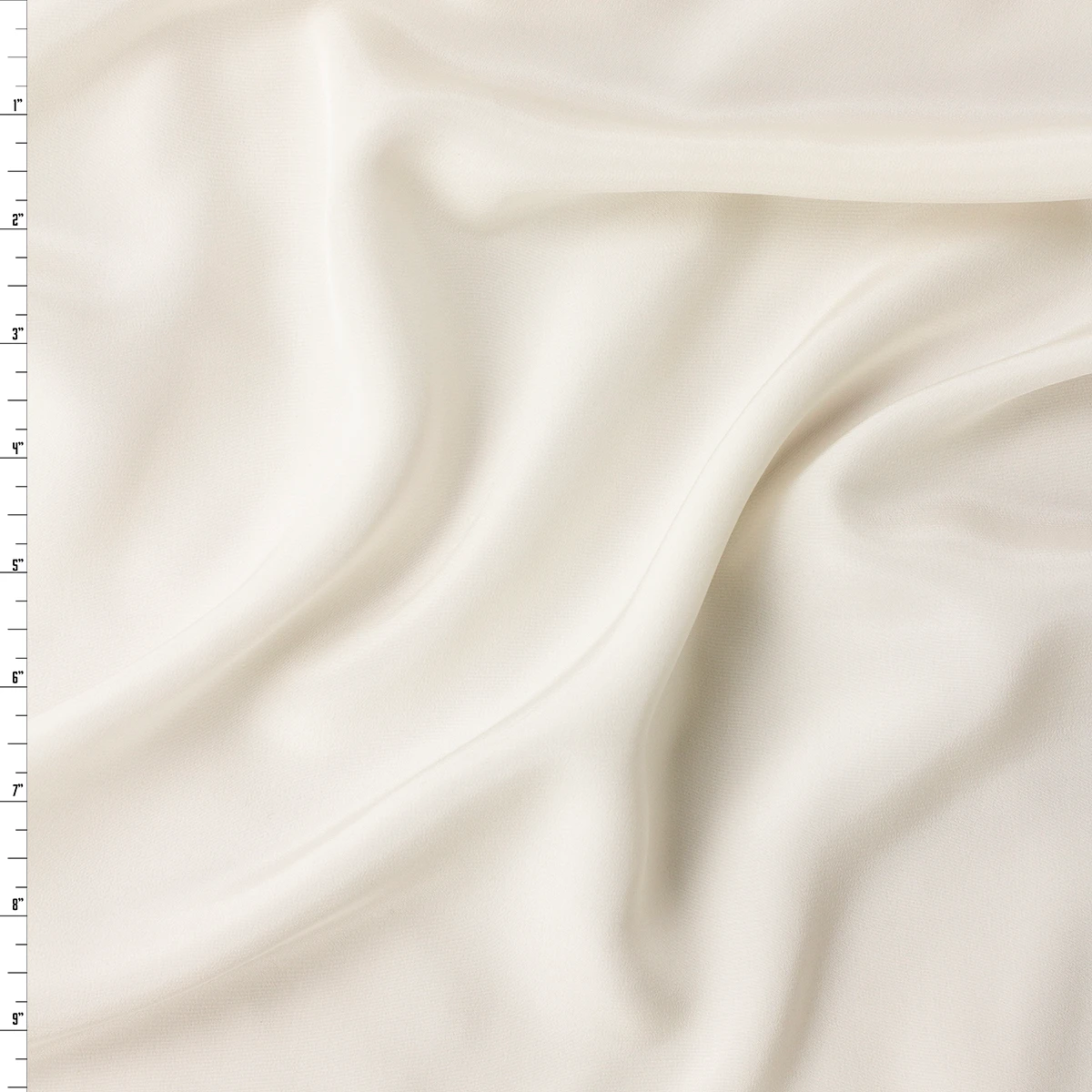 Ivory Silk Crepe De Chine #32961 Fabric By The Yard