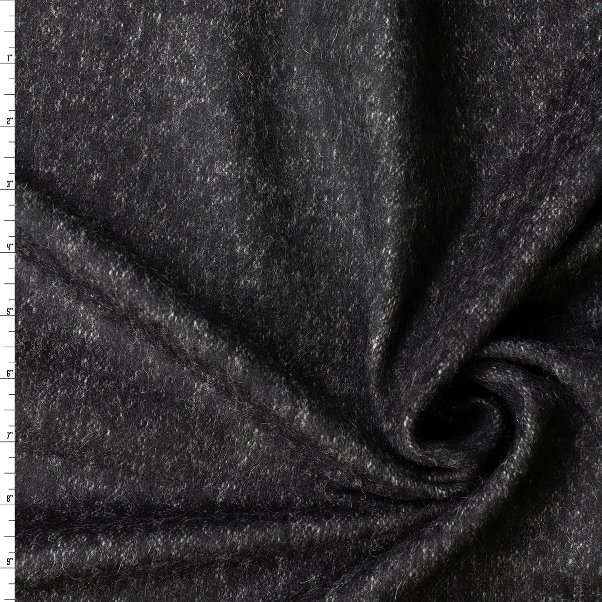 Navy and Offwhite Glen Plaid 9oz. Wool Tweed #32996 Fabric By The Yard