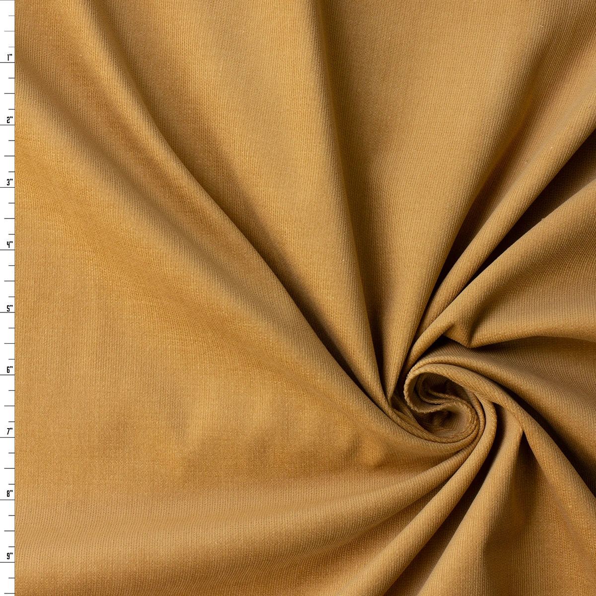 Golden Tan Stretch Micro Wale Corduroy #33009 Fabric By The Yard