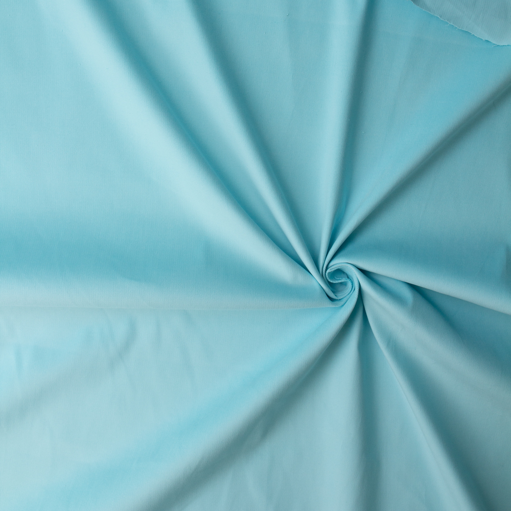 Aqua Stretch Micro Wale Corduroy #33011 Fabric By The Yard - Wide shot