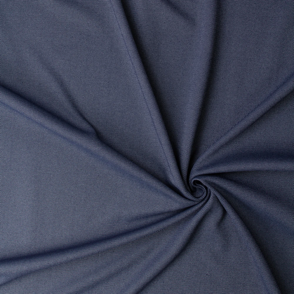 Navy/Grey Pique Double Knit #33020 Fabric By The Yard - Wide shot