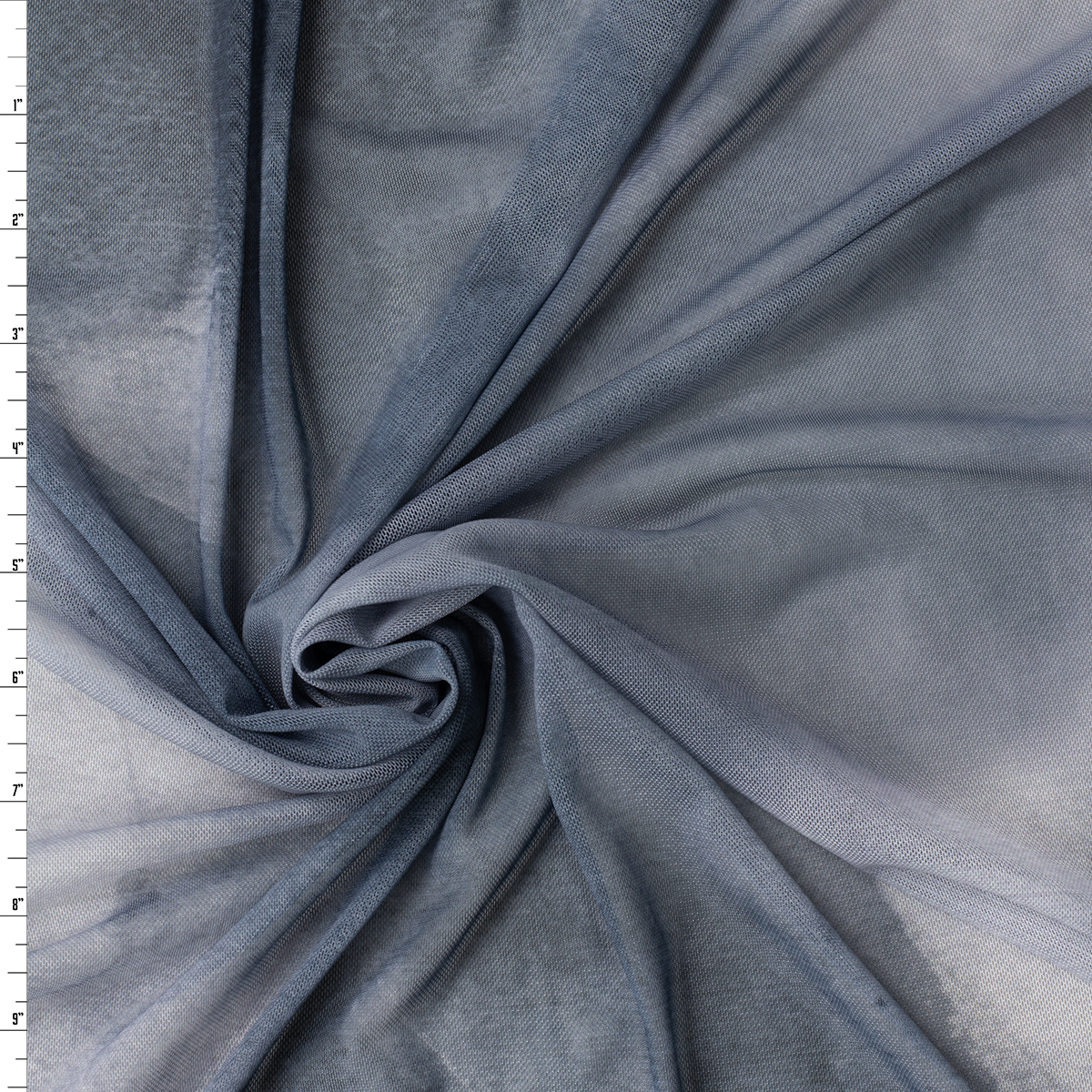 Grey Cloudy Grunge Power Mesh #33022 Fabric By The Yard