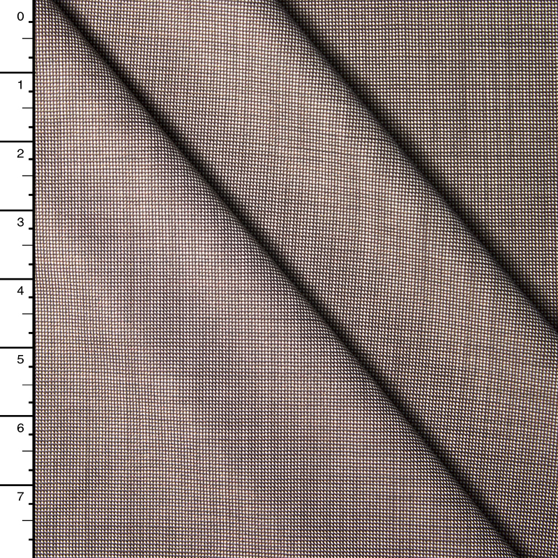 Designer Silk/Wool Stretch Pin Dot Suiting