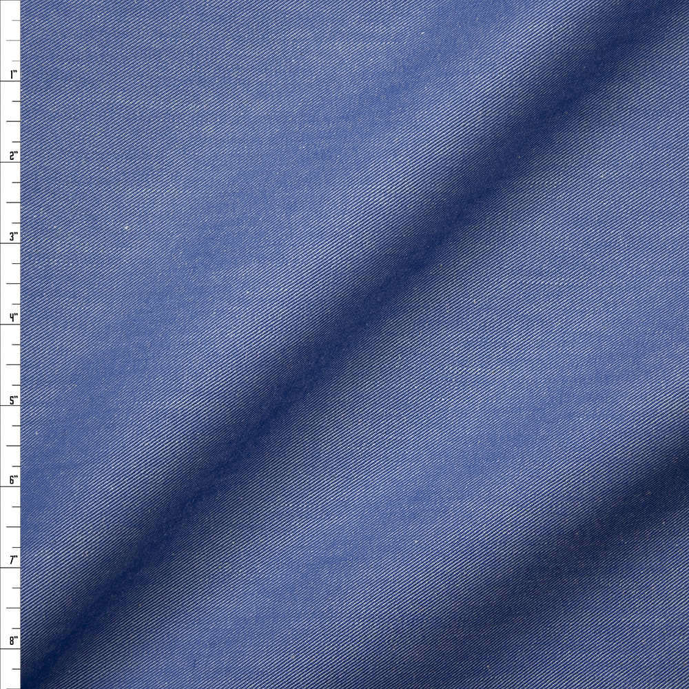 Light Blue Midweight Stretch Denim Fabric By The Yard
