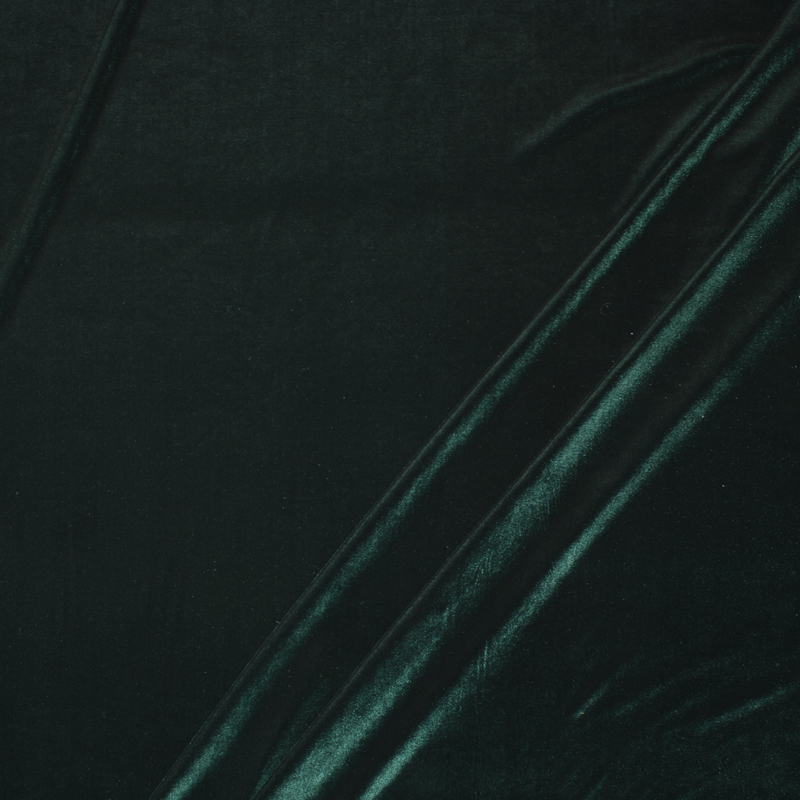 Hunter Green 4-way Stretch Velvet