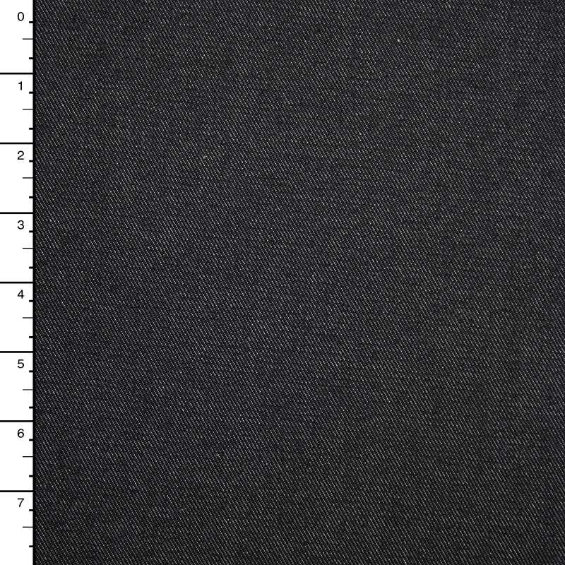 65" Wide Black 10oz Denim