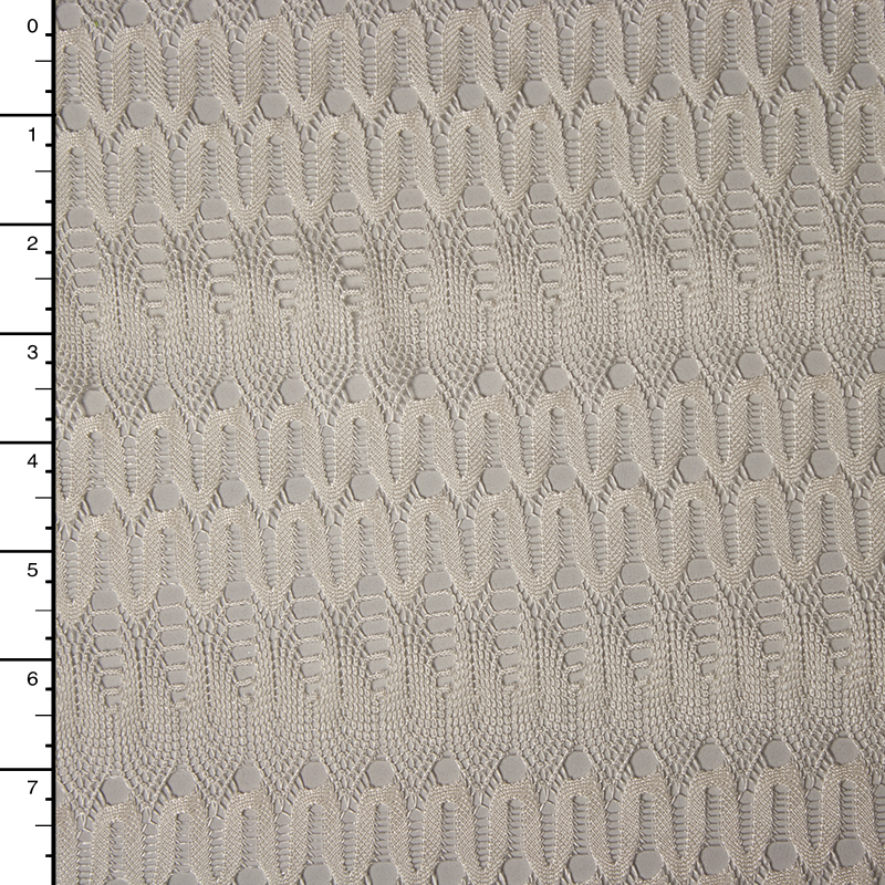 Ivory Slinky Art Deco Gemetric Lace