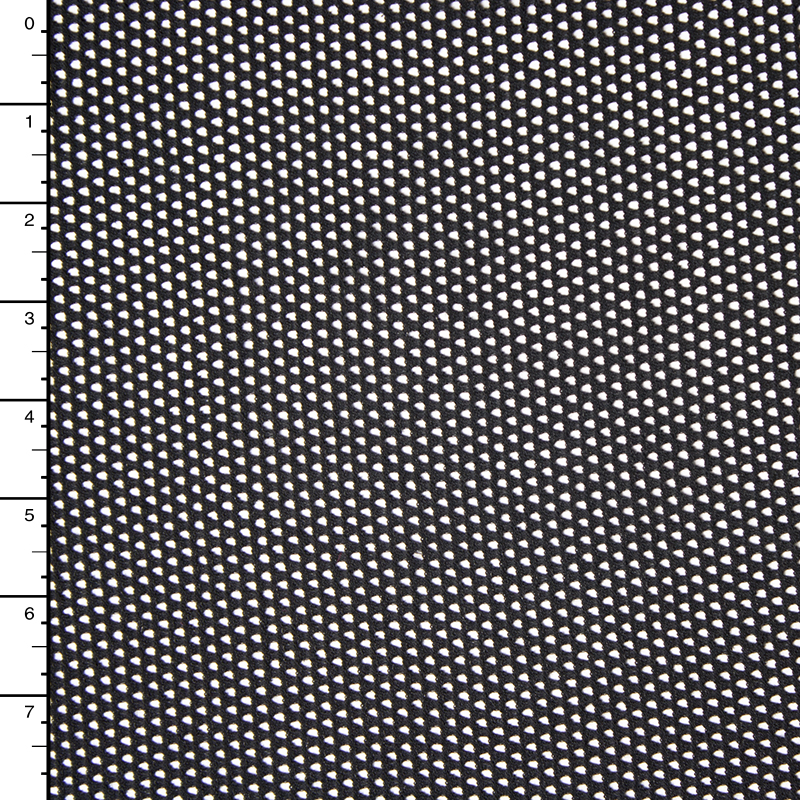 Black Stretch Cotton Netting
