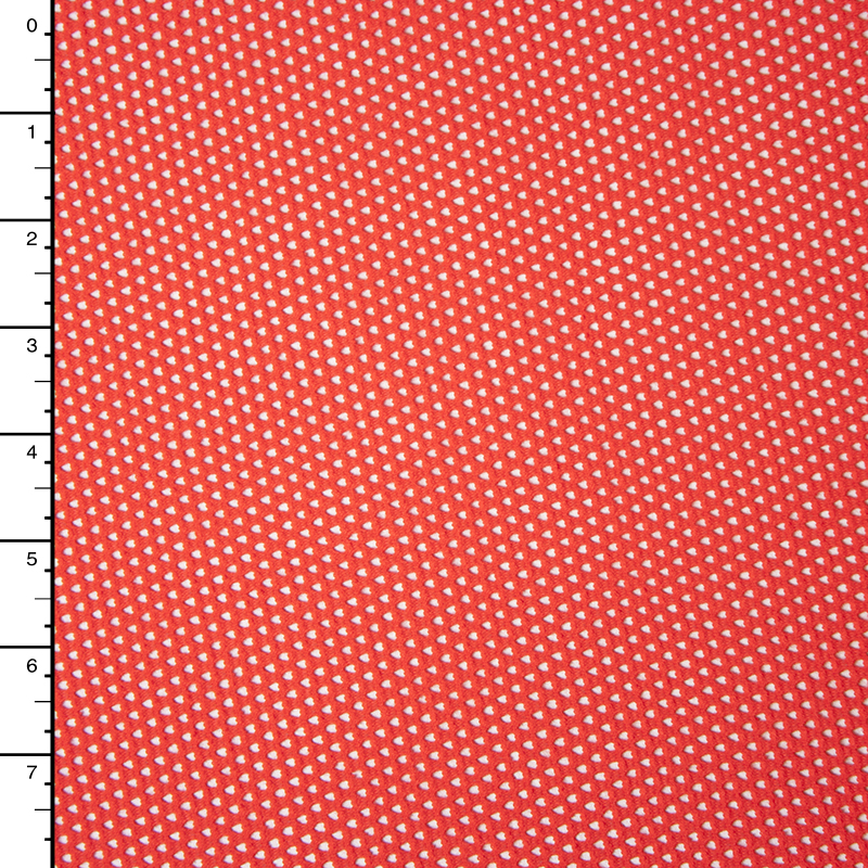 Bright Red Stretch Cotton Netting