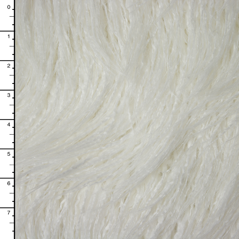 White Curly Yak Luxury Faux Fur