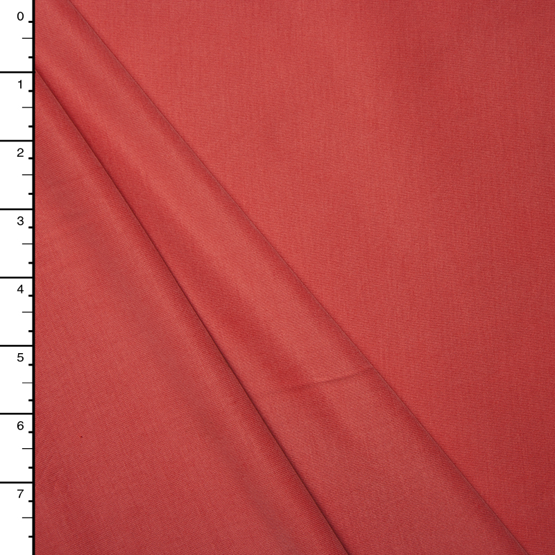 Bright Coral Brushed Modal Jersey Knit