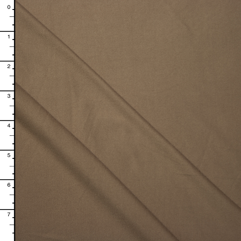 Tan Double Brushed Poly Spandex Knit