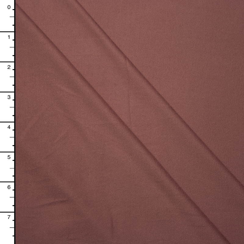 Mauve Double Brushed Poly Spandex Knit