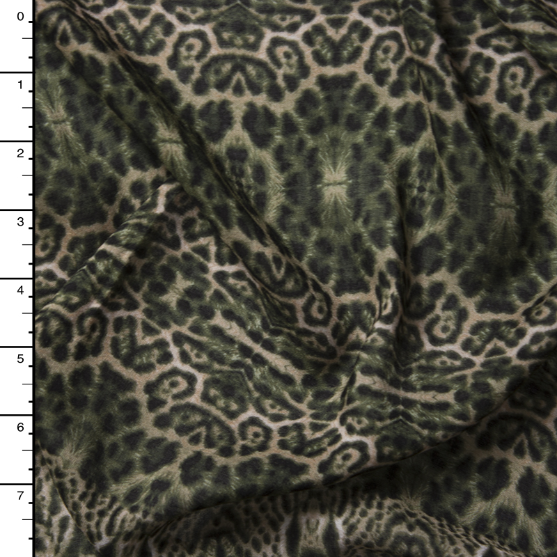 Kaleidoscope Cheetah Rayon Voile Print