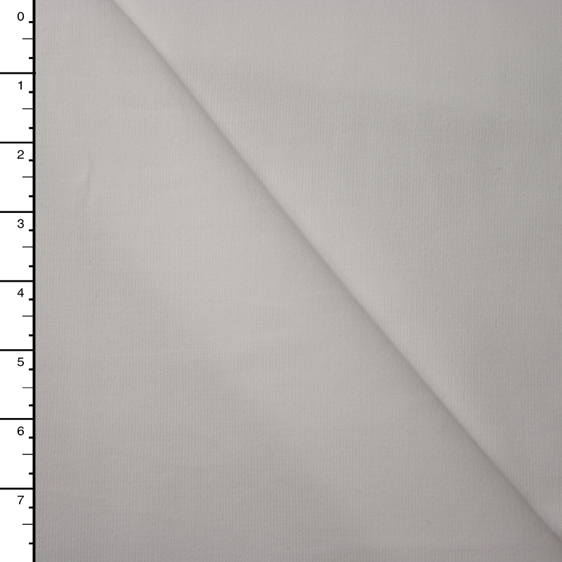 White Baby Wale Corduroy