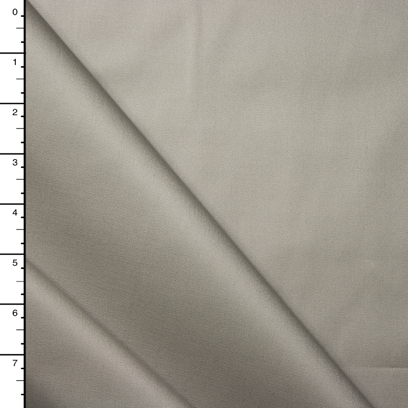 Warm Silver Midweight Stretch Cotton Sateen