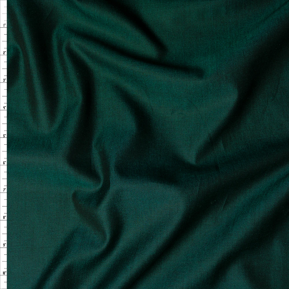 Emerald Green ‘Greenwich’ Fine Chambray by Robert Kaufman Fabric By The Yard