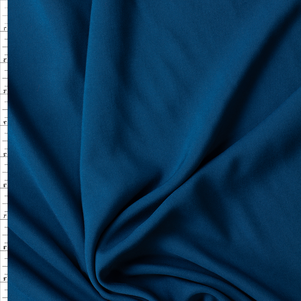 Teal Rayon Challis