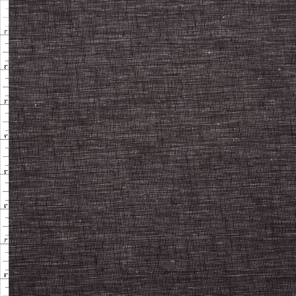 Brown Rustic Midweight Cotton/Linen Blend Fabric By The Yard