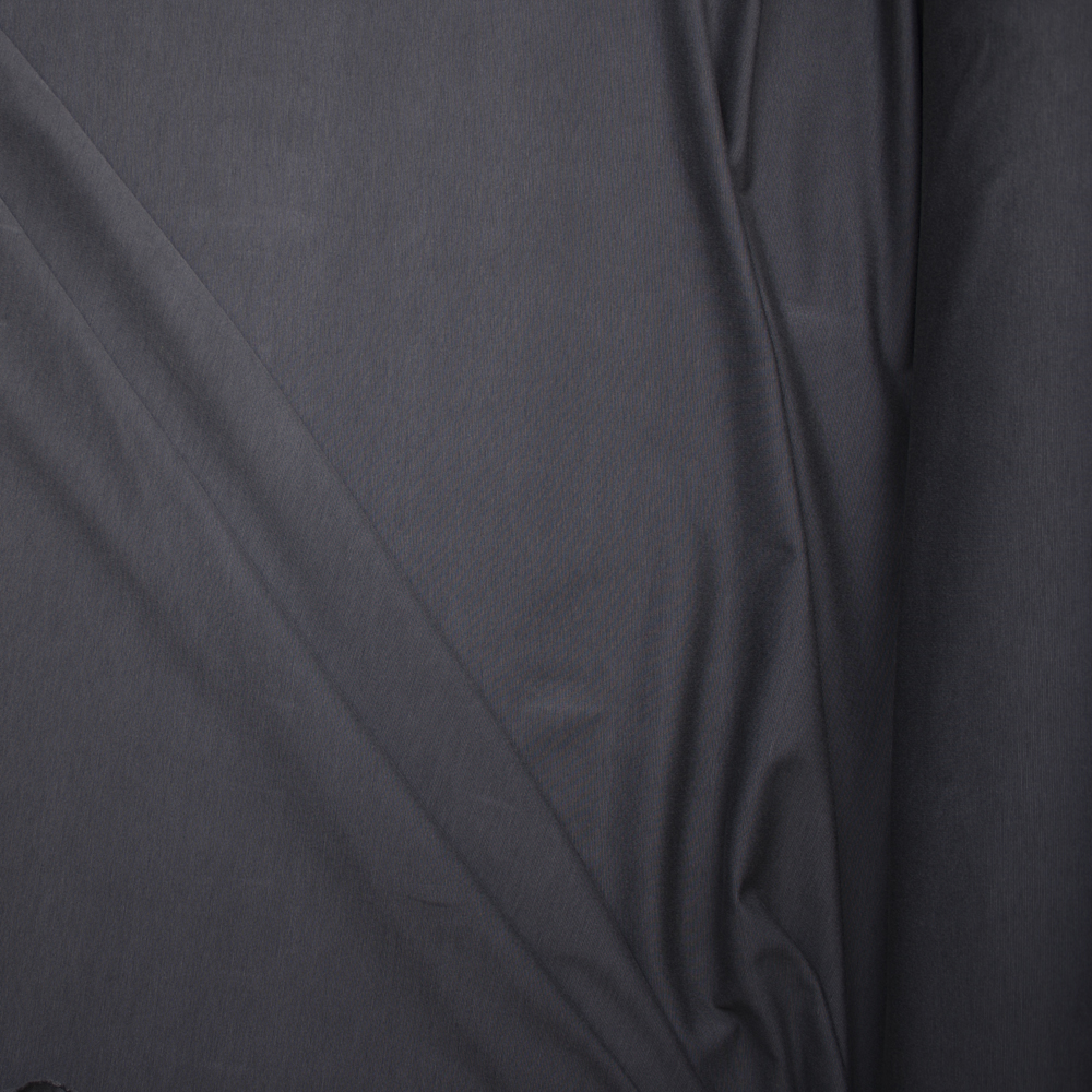 Charcoal Luxury Stretch Ponte De Roma Fabric By The Yard - Wide shot
