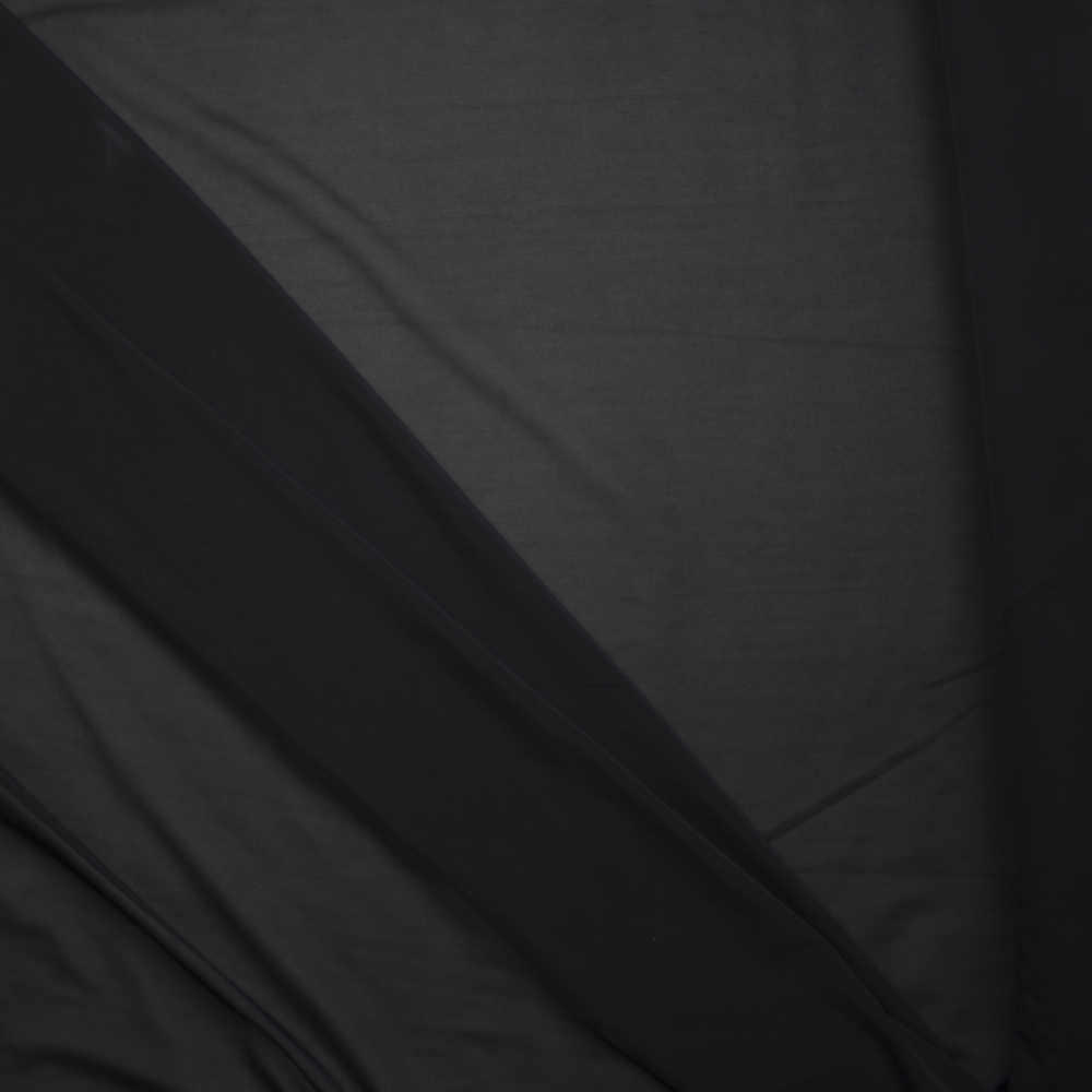 Black Shaper Mesh Fabric By The Yard - Wide shot
