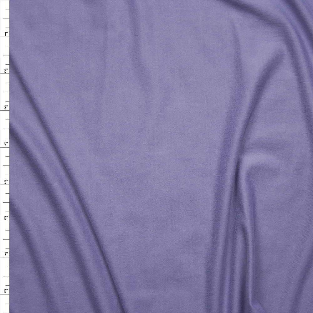 Dusty Lavender Double Brushed Poly Spandex Knit Fabric By The Yard