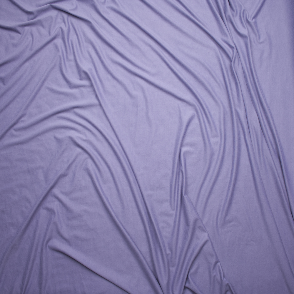 Dusty Lavender Double Brushed Poly Spandex Knit Fabric By The Yard - Wide shot