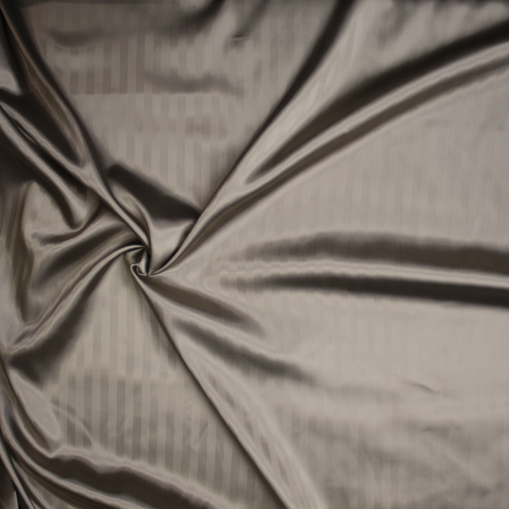 Tan Herringbone Poly Lining Fabric By The Yard - Wide shot