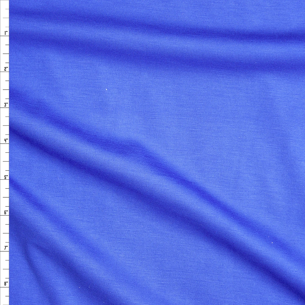 Royal Blue Lightweight Ponte De Roma Fabric By The Yard